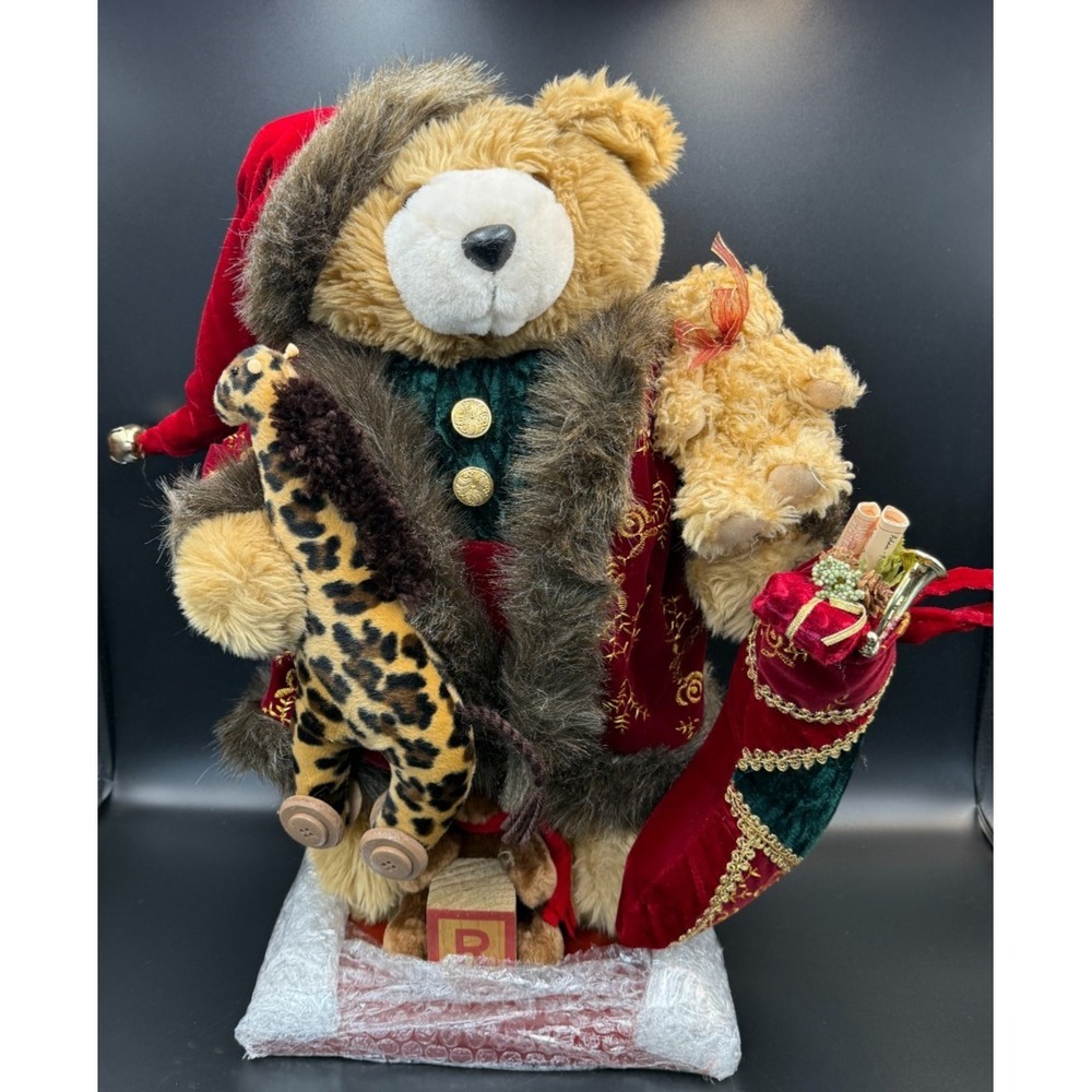 2000 Grandeur Noel Collectors Edition 18" Christmas Bear Toys Display Figure